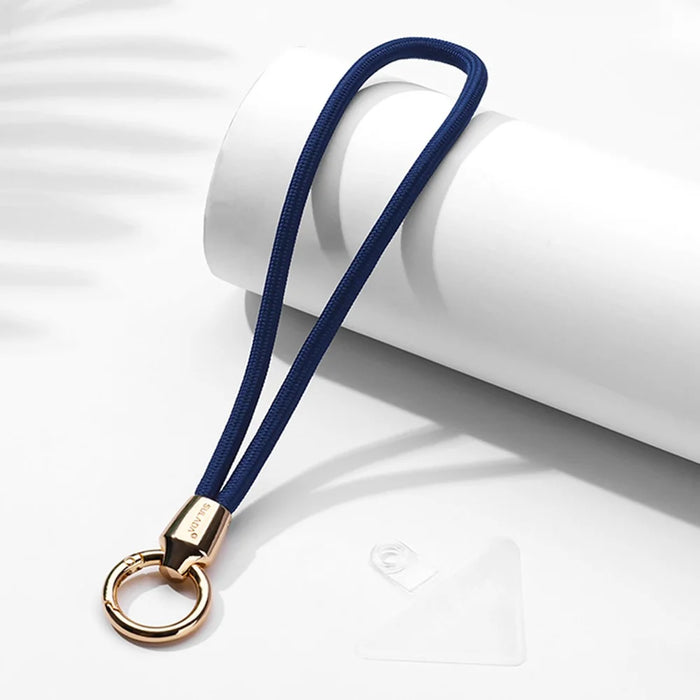SULADA Cell Phone Lanyard Nylon Phone Tether Safety Strap Smartphone Wrist Strap with Key Chain Holder / Patch, Short Style - 2 - 2