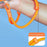 CT-46 23cm Phone Lanyard Woven Polyester Adjustable Length Anti-Loss Hand Strap, Diameter: 6mm - Orange - 4