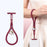 CT-90 30cm Self-Locking Phone Lanyard Wrist Strap Polyester Anti-Loss Rope, Diameter: 7mm - Wine Red - 2