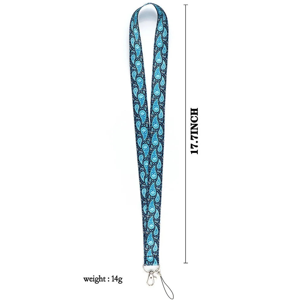 Phone Lanyard Universal Neck Strap Nylon Bohemian Style Key Chain Holder for Phone Case ID Badges - AL416-23 - 2