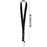 2Pcs Mobile Phone Polyester Lanyard Cellphone Name Tag Badge Neck Strap with 2 Transparent Card Holder - 5