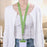 Neck-Mounted Phone Lanyard Anti-Lost Cell Phone Polyester Strap with Metal Buckle, PC Tether Tab - Matcha Green - 5