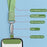 Neck-Mounted Phone Lanyard Anti-Lost Cell Phone Polyester Strap with Metal Buckle, PC Tether Tab - Matcha Green - 7