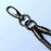 Mobile Phone Wrist Strap with Hole Strap, PC Tether Tab 3Pcs / Set Anti-Lost Cell Phone Nylon Braided Strap - Black - 7