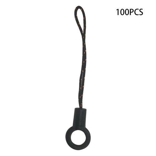 100Pcs / Pack Anti-lost Phone Carrying Rope DIY Phone Lanyard with Ring - Plastic Ring - 1