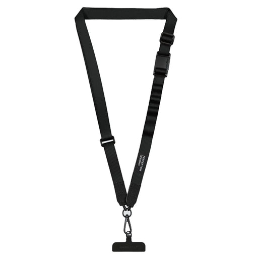 JTLEGEND VENTURE Cell Phone Lanyard Magnetic Buckle Adjustable Crossbody Phone Shoulder Strap with Patch - Black - 1
