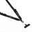 JTLEGEND VENTURE Cell Phone Lanyard Magnetic Buckle Adjustable Crossbody Phone Shoulder Strap with Patch - Black - 7