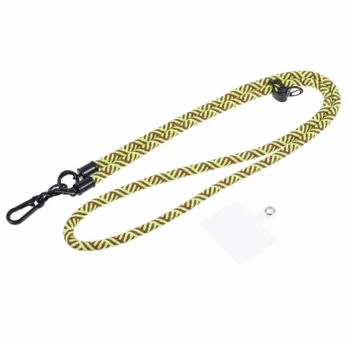 Crossbody Phone Lanyard 8mm Thickness Adjustable Phone Neck Strap with Tether Tab - Style A - 2