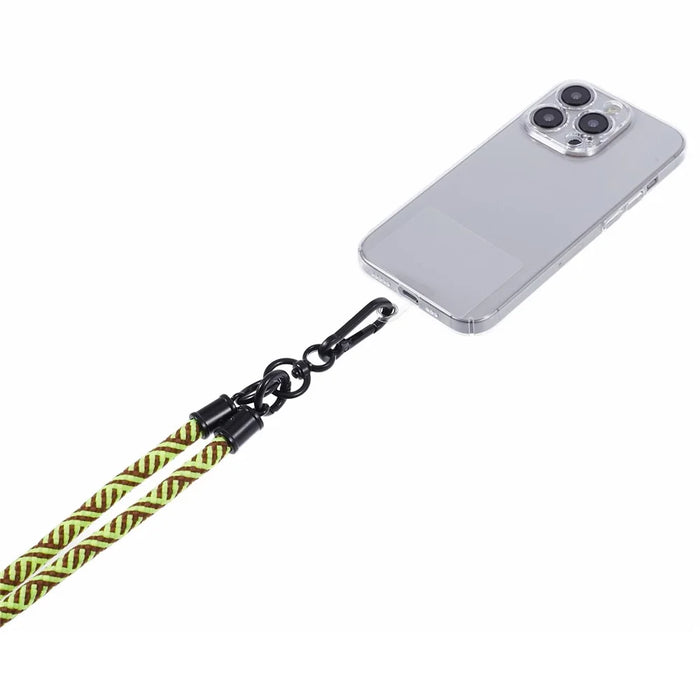 Crossbody Phone Lanyard 8mm Thickness Adjustable Phone Neck Strap with Tether Tab - Style A - 4