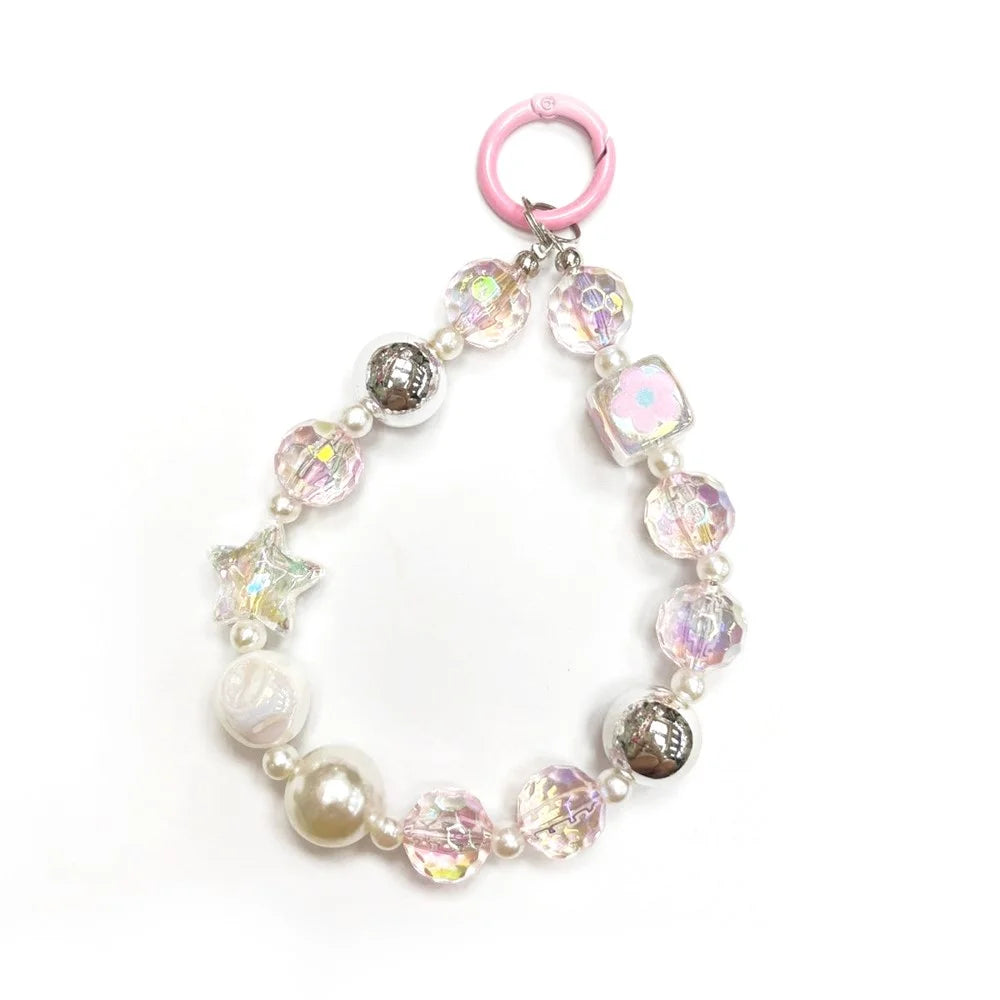 12cm Cell Phone Short Strap Star Beads Decor Sling Lanyard for Phone Case - Style A - 2