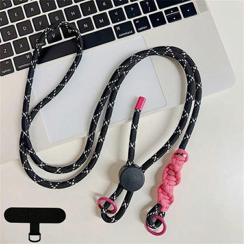 120cm Universal Phone Lanyard 6mm Buckle Mobile Phone Carrying Strap - Style A - 1
