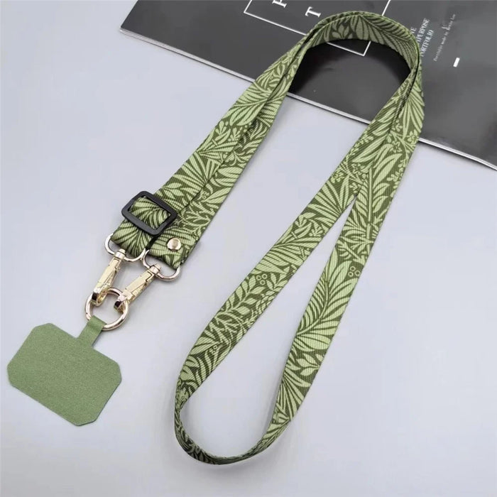 20mm Mobile Phone Strap 33.5-60cm Adjustable Cell Phone Lanyard with Tether Tab - Style A - 1