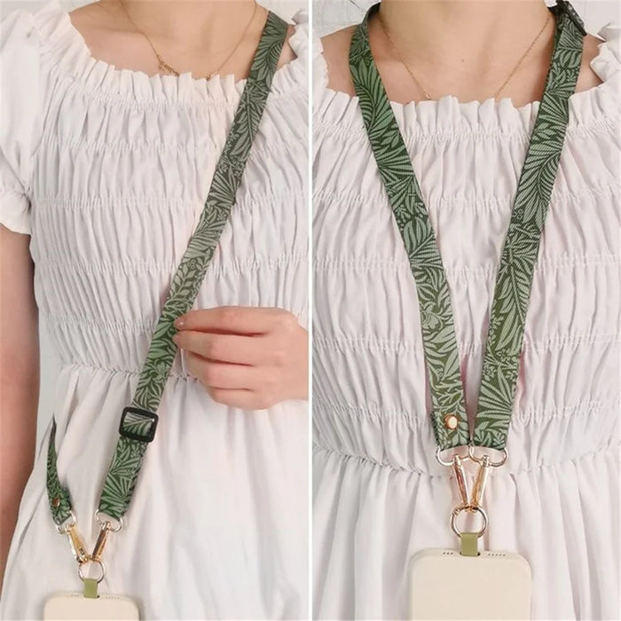 20mm Mobile Phone Strap 33.5-60cm Adjustable Cell Phone Lanyard with Tether Tab - Style A - 4