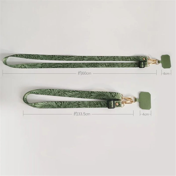 20mm Mobile Phone Strap 33.5-60cm Adjustable Cell Phone Lanyard with Tether Tab - Style A - 5