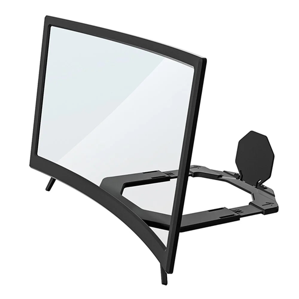 Phone Screen Magnifier 14 Inch HD Curved Screen Enlarger 3D High Definition Magnifying Glass Lazy Stand - 2