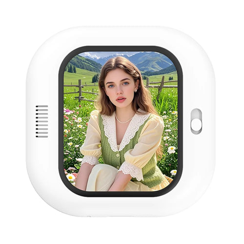 X3 Mini Phone Selfie Mirror Screen 2.01 Inch 296x240 HD Display Magnetic Mount for Rear Camera Selfie - White - 1