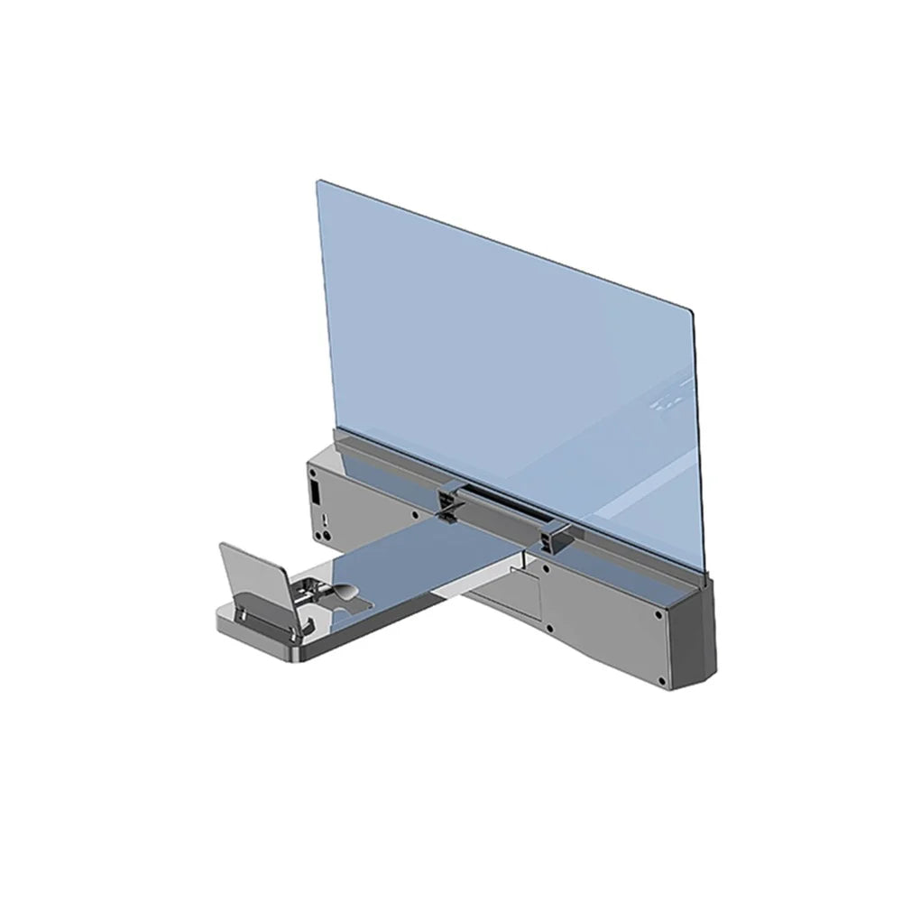 12 inch 3D Mobile Phone Screen Amplifier Foldable HD Acrylic Phone Video Magnifying Glass with Stereo Bluetooth-compatible Speaker - 6