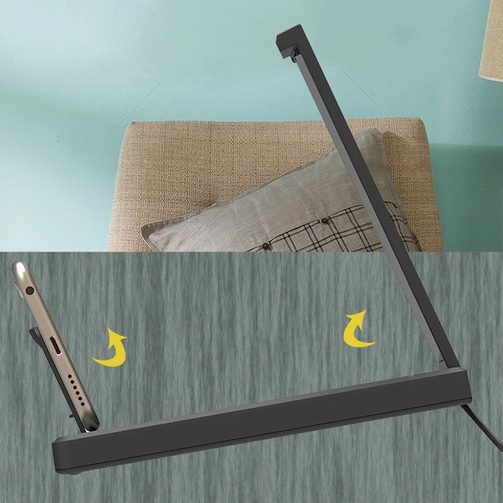 L19 14 Inch HD Mobile Phone Screen Magnifier Movie Video Enlarger Folding Stand Holder Magnifying Bracket - 5