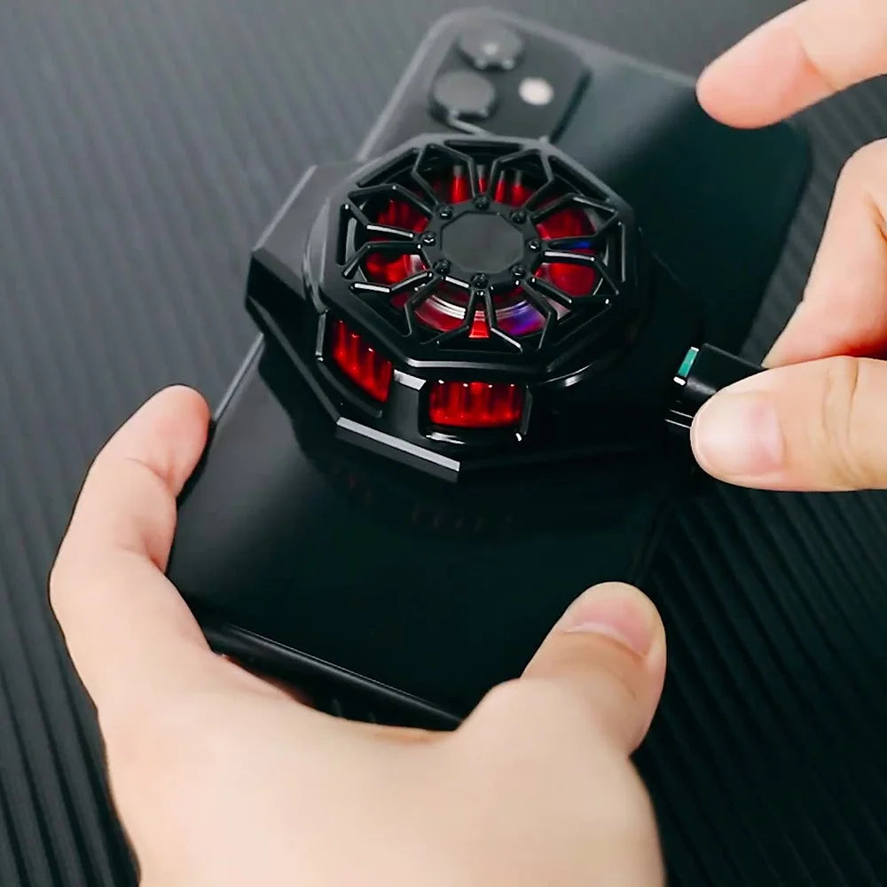 N3 Clip-On Phone Radiator Cooling Fan Smartphone Live Streaming Gaming Heat Dissipation Cooler - 5