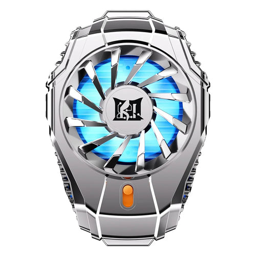 N15 Clip-On Phone Radiator Cellphone Live Streaming Gaming Heat Dissipation Semiconductor Cooling Fan - Silver - 1