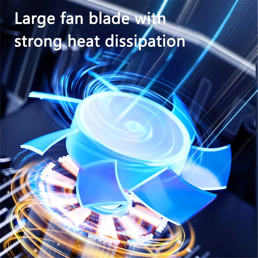 N15 Clip-On Phone Radiator Cellphone Live Streaming Gaming Heat Dissipation Semiconductor Cooling Fan - Silver - 6