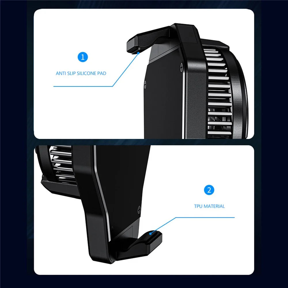 N7 Phone Back Radiator Digital Display Cellphone Gaming Heat Dissipation Semiconductor Cooling Fan - 3