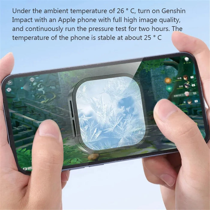 X79 Magnetic Cell Phone Cooler Mobile Phone Radiator Cooling Fan Semiconductor for Gaming - 6