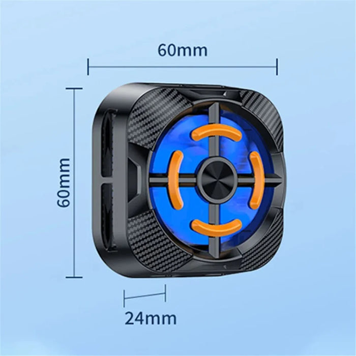 X79 Magnetic Cell Phone Cooler Mobile Phone Radiator Cooling Fan Semiconductor for Gaming - 7