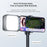 X53 Professional Cell Phone ETC Semiconductor Cooling Fan with Dual Fans Adjustable Angles Low Noise Back Clip for Most Phones Living Streaming - 4