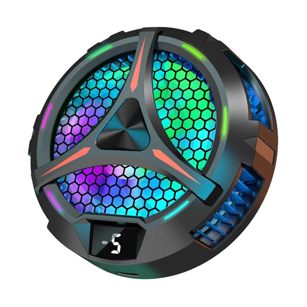 Professional Tablet Semiconductor Heat Sink with LED Display 2 Adjustable Cooling Levels for Gaming Live Streaming - 1