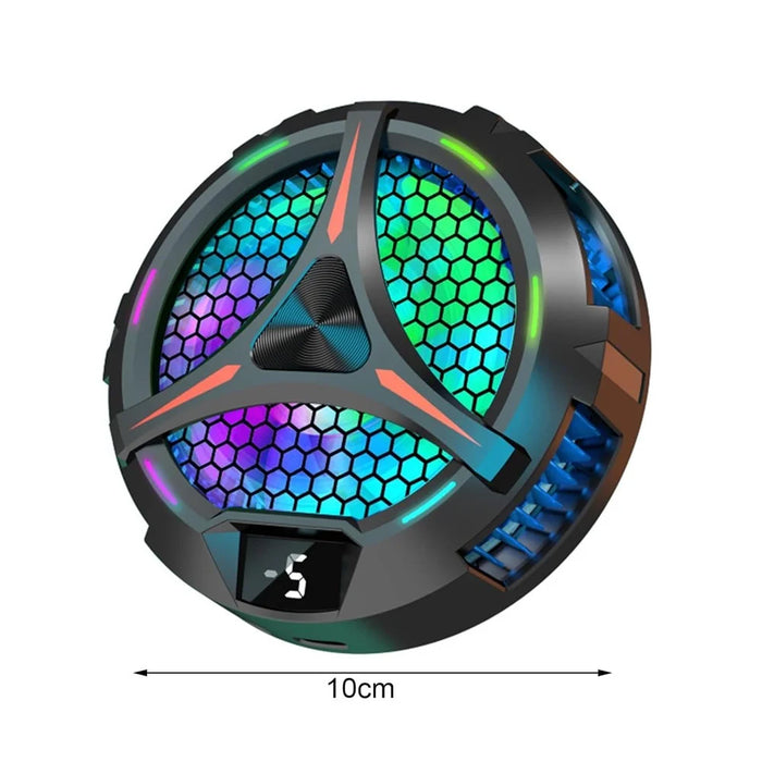 Professional Tablet Semiconductor Heat Sink with LED Display 2 Adjustable Cooling Levels for Gaming Live Streaming - 6