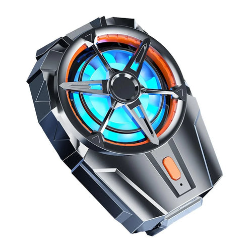 X52 Cell Phone Cooling Fan Portable Phone Heat Sink with 3 Adjustable Cooling Gears Wireless Charging Back Clip for Gaming - 1