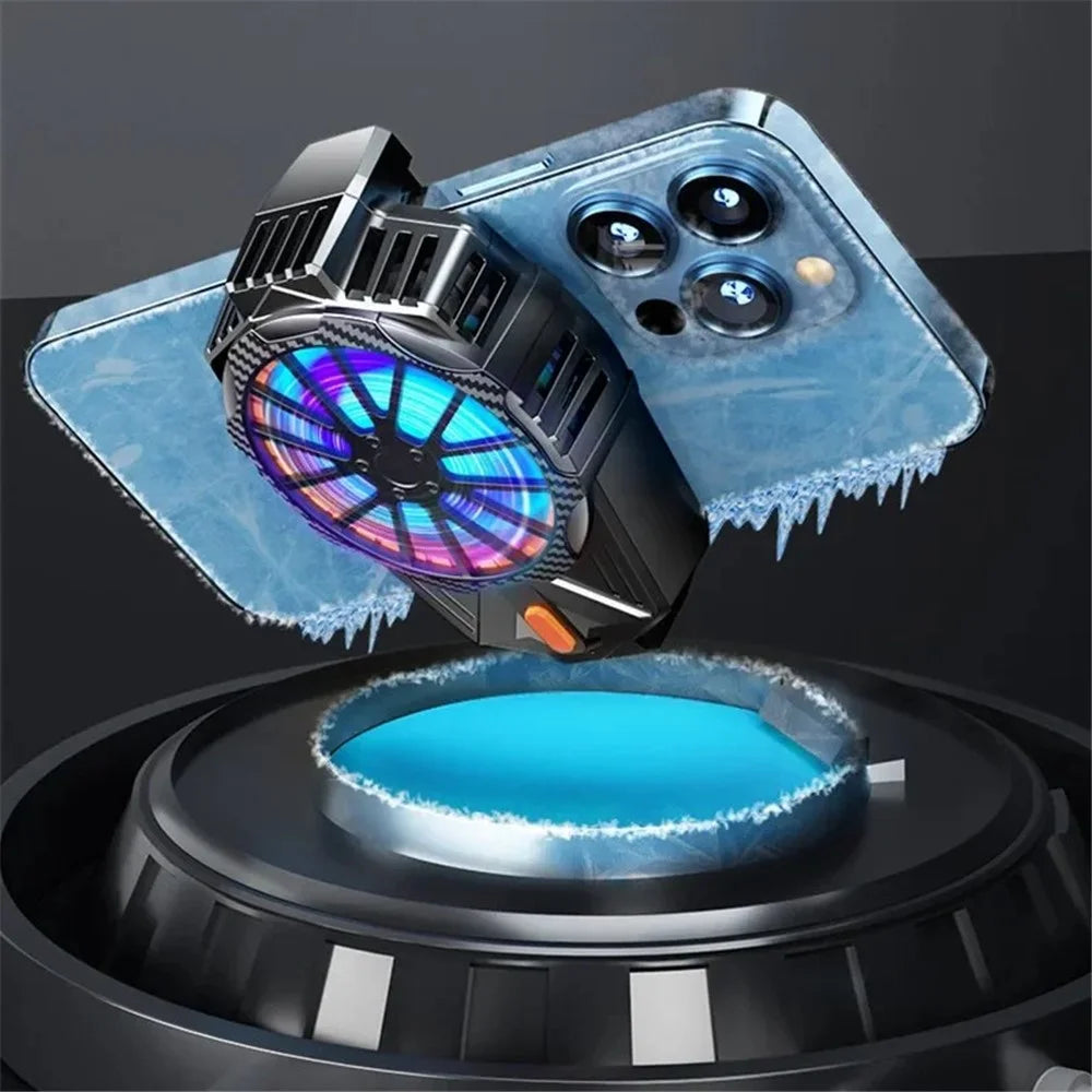 X57 Mobile Phone Semiconductor Cooler 3 Gears Adjustable Cooling Fan for Gaming - 6