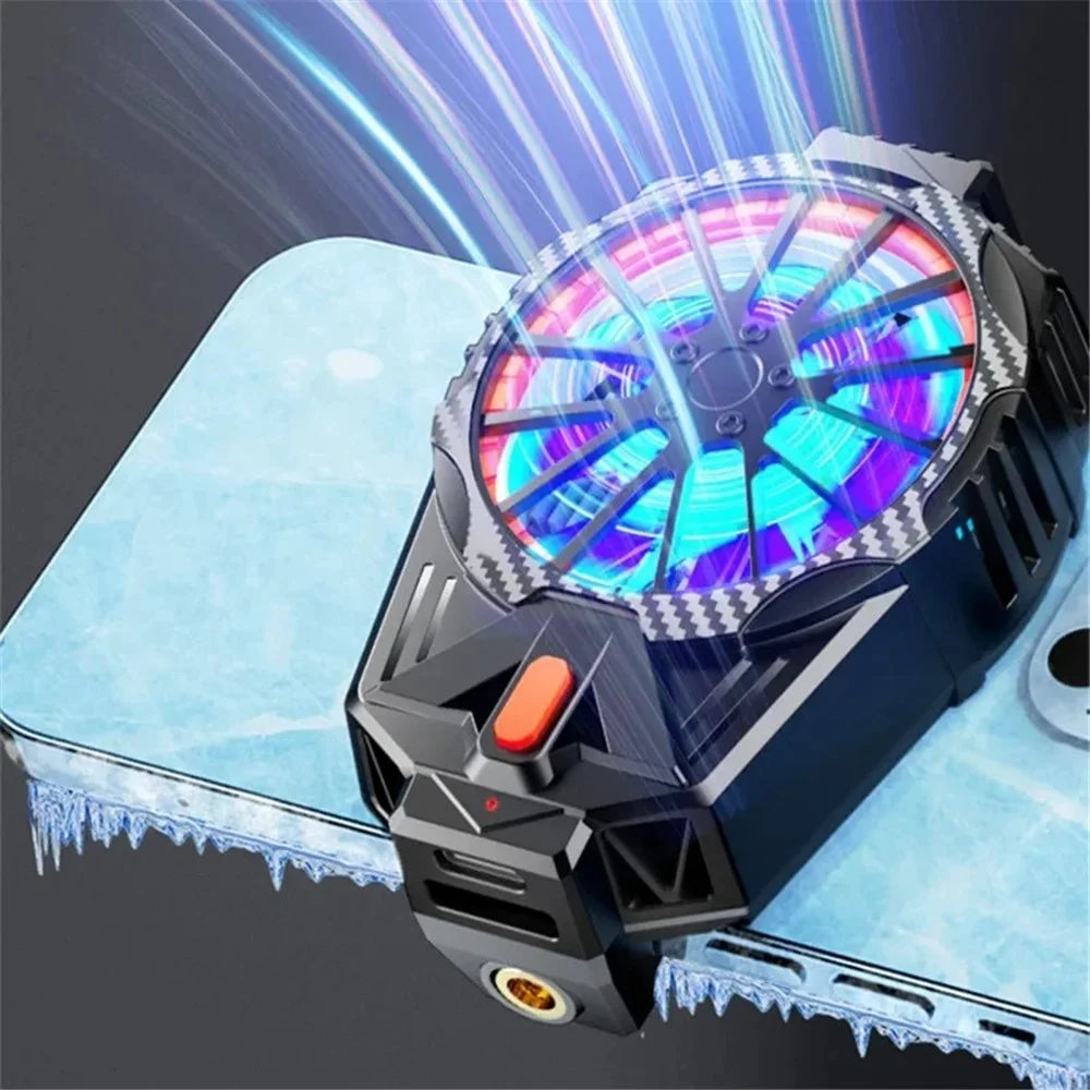 X57 Mobile Phone Semiconductor Cooler 3 Gears Adjustable Cooling Fan for Gaming - 7