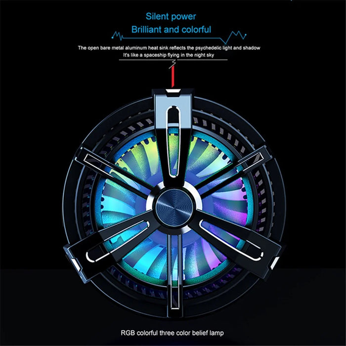X12 Magnetic Phone Cooler Radiator Cell Phone Semiconductor Cooling Fan (Enhanced Version) - 7