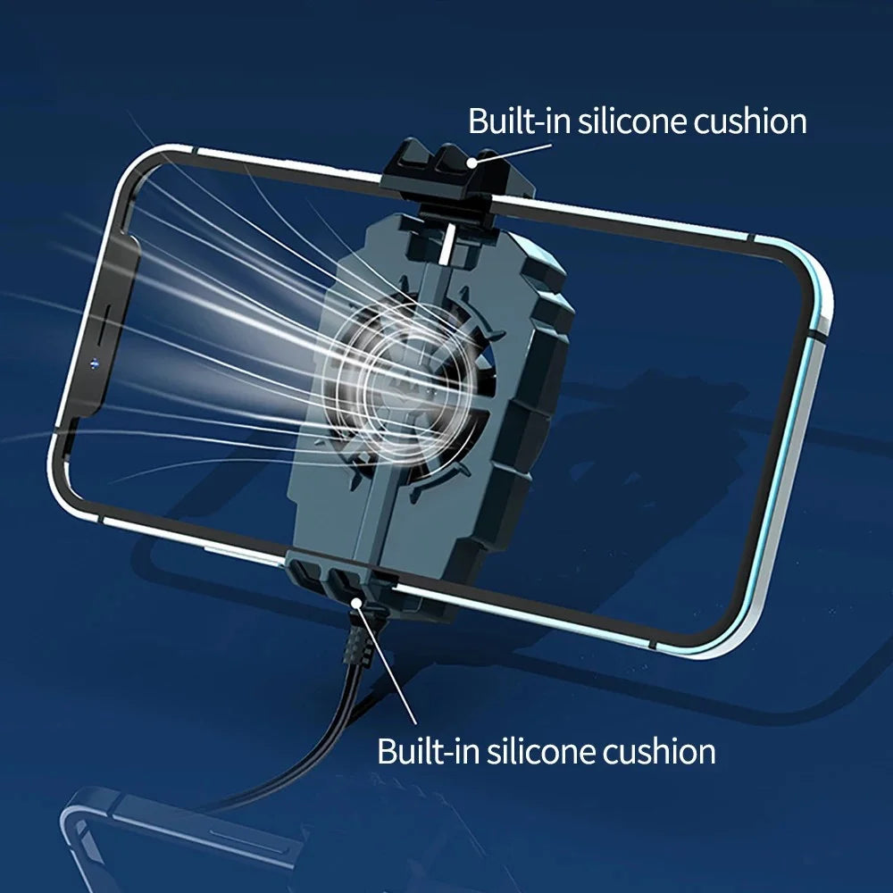 G6 Phone Cooler Radiator USB Powered Cell Phone Semiconductor Cooling Fan - 5
