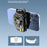 JS120 Phone Cooler Semiconductor Cooling Device Fan Clip-On Radiator with RGB Light - Black+Yellow - 4