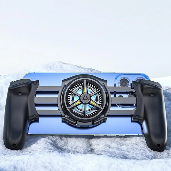 JK01S Mobile Phone Cooling Fan with RGB Light Clip On Semiconductor Refrigeration Radiator for Gaming - 2