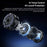 ESSAGER K50 Magnetic Digital Display Phone Cooler TEC Semiconductor AI Temperature Control RGB Lighting Cooling Fan for Gaming - Black - 6