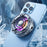 WLX-MB1 Phone Cooler Gaming Cooling Fan 3 Gears Adjustable Magnetic Semiconductor Rapid Cooler with RGB Light - White - 6