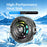 WLX-MB2 Magnetic Semiconductor Phone Cooler Fan Smart Temperature Control RGB Cooling Pad for Mobile Games - White - 2