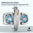 K4 Mobile Phone Radiator Dual-core Cooling Fan Smartphone Live Streaming Gaming Heat Dissipation Cooler - Dark Grey - 7