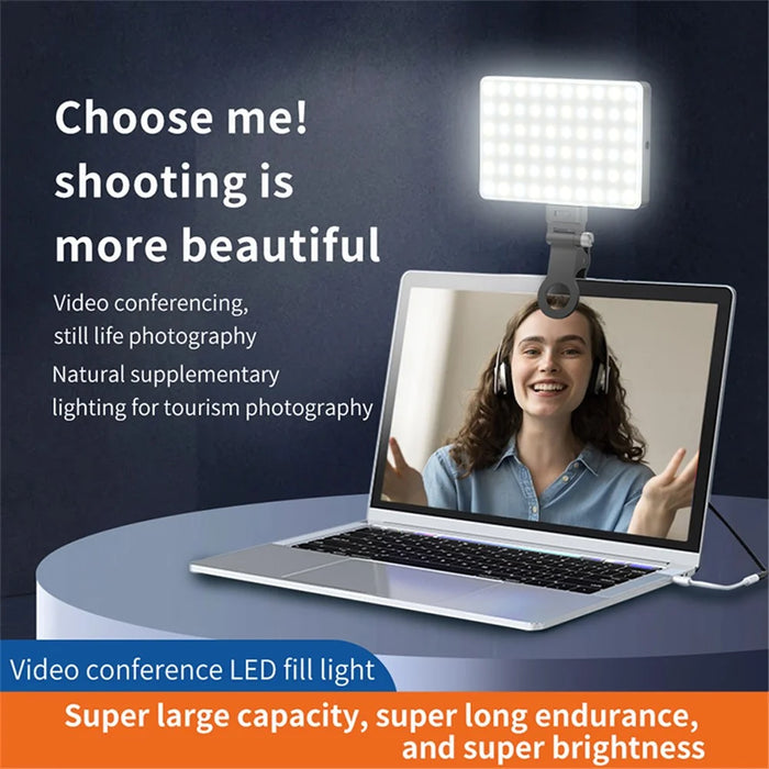V16R 24 Effects RGB Light Clip-On Pocket Fill Light for Mobile Phone / Tablet / Laptop, without Screen - 6