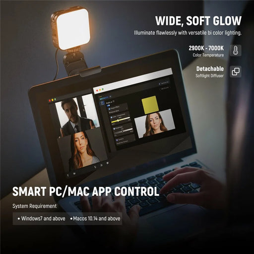 NEEWER PL81 PRO Portable LED Video Light 2900K-7000K Professional Streaming Light - 2