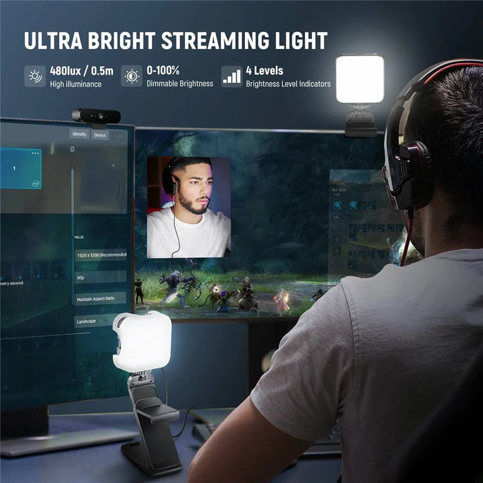 NEEWER PL81 PRO Portable LED Video Light 2900K-7000K Professional Streaming Light - 3