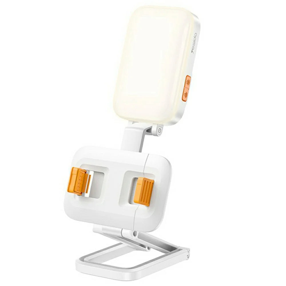 YESIDO DH10 Pocket Light Stand 3 in 1 Folding Desktop Phone Holder Lighting for Photography / Streaming - 1