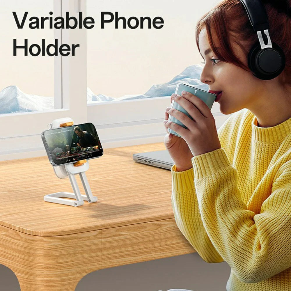 YESIDO DH10 Pocket Light Stand 3 in 1 Folding Desktop Phone Holder Lighting for Photography / Streaming - 5