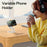 YESIDO DH10 Pocket Light Stand 3 in 1 Folding Desktop Phone Holder Lighting for Photography / Streaming - 5