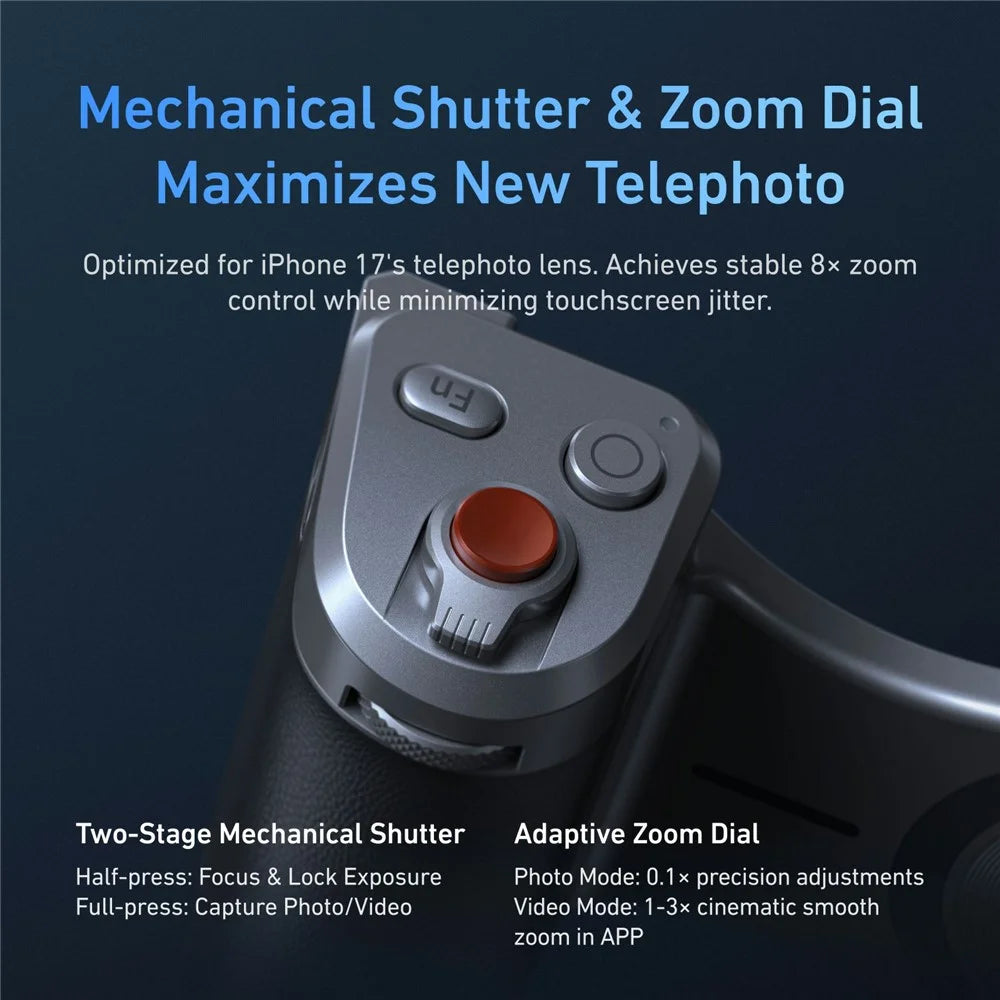 TELESIN For iPhone 17 Pro Max Photography Kit Standard Edition Master Grip Compatible with MagSafe Phone Case - 6