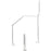 T6 360° Rotatable Desk Lamp Eye Protection Foldable Clip-On Extended Arm Light for Reading Writing - White - 1